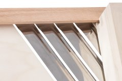 Krouhač zelí 4 břity s rámem