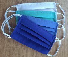 Noris mask for rubber bands white/blue