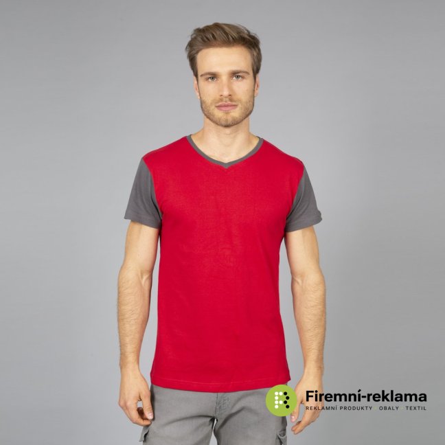 James Ross T-shirt Cadice - Colour: melange, Size: S