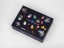 Calendar gift box 13 fields without filling - Variant A: Rigid box with magnetic closure and custom print