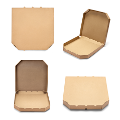 Pizza box without lid print