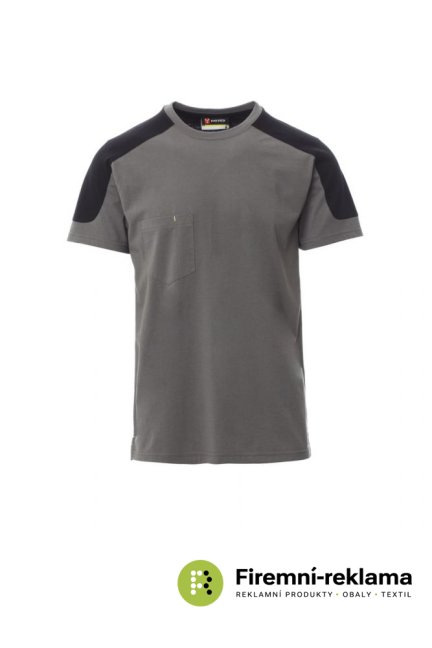 Pánské tričko CORPORATE - Barva: bílá/kouřová, Velikost: M