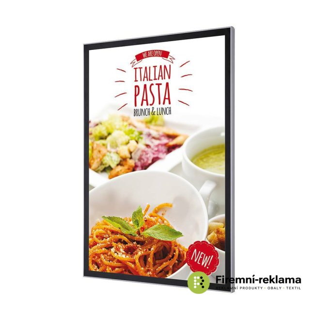 LED Magnetic Poster Frame - Colour: black, Media Size: 700 x 1000 mm