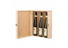 Corporate gift - Wooden box for 3 wines