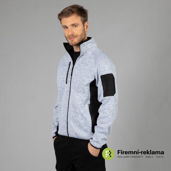 James Ross Knitted fleece Monviso Man - Colour: black, Size: S