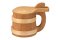 Wooden mug with Exlusive lid