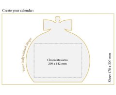 The advent calendar has its own shape