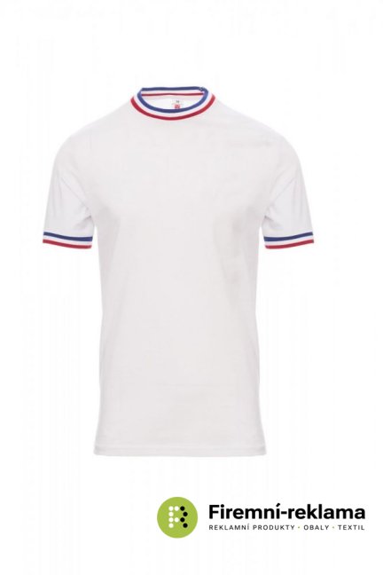 Pánské tričko FLAG - Barva: bílá/francie, Velikost: L