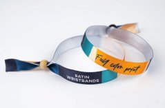 Potištěné saténové náramky 15mm