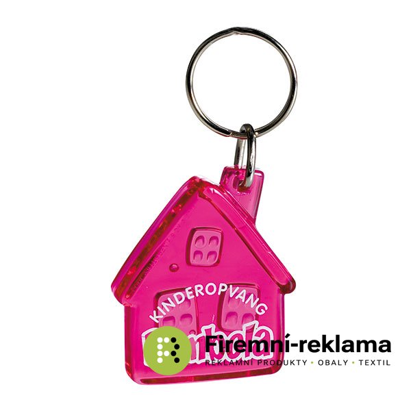 House Keychain - Packaging: 1000pcs, Material: Acrylic, standard ring