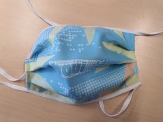 Interlock K05 cloth mask with print