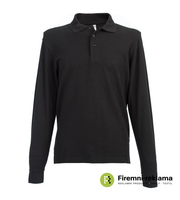 James Ross Polo Tunisi Man - Colour: black, Size: S