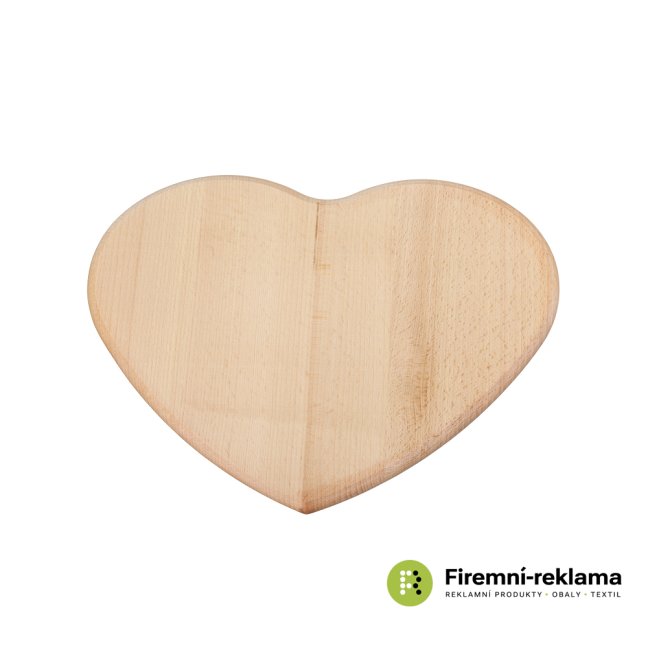 Prkénko srdce dřevěné 24 x 24 cm