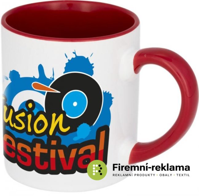 Pixi ceramic mug with print 250ml - Packaging: 50pcs
