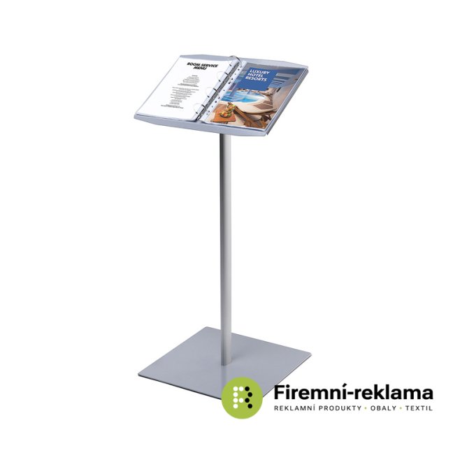 Ringbinder Menu Stand Square Base 2x A4 - Packaging: 1pcs, Size: 2x A4