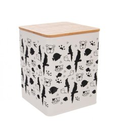 Tin can for pets - large