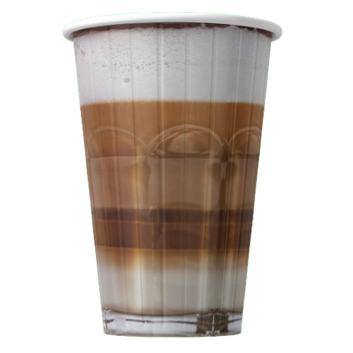 papírový kelímek latte