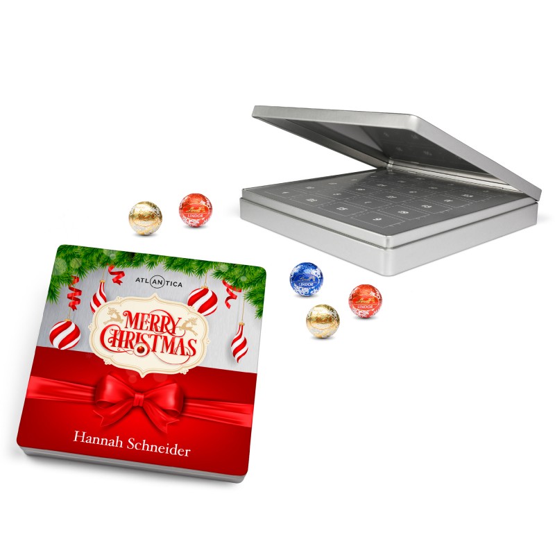 Tin Advent Calendar Lindt Box 