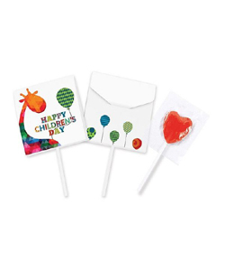 Lollyboard promotional lollipops -- children's gifts not only for Children's Day