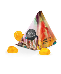 reklamní želé bonbony v pyramidovém obalu - - dětské dárky nejen ke Dni dětí