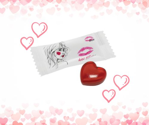 Reklamní bonbony srdce - Tip na firemní valentýnský dárek