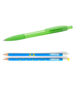 Promotional pen and pencils - - children's gifts not only for Children's Day